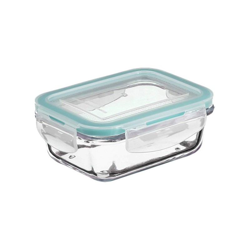 Lunchbox 5five Simply Smart Blau Durchsichtig Kristall 800 ml 18,5 x 12,5 x 6 cm rechteckig