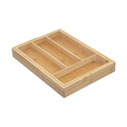 Besteckkasten 5five Simply Smart Braun natürlich Holz Bambus 34 x 25 x 4,5 cm