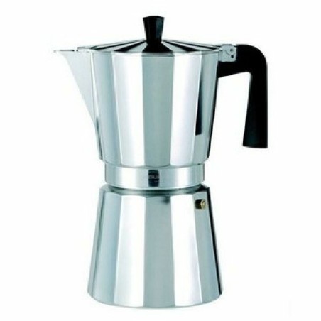 Italienische Kaffeemaschine Valira VITRO 6T Silberfarben Aluminium