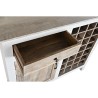 Flaschenregal DKD Home Decor natürlich Weiß Mango-Holz (111 x 30 x 102 cm)