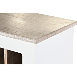 Flaschenregal DKD Home Decor natürlich Weiß Mango-Holz (111 x 30 x 102 cm)