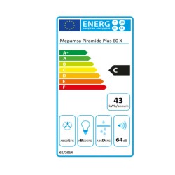 Konventioneller Rauchfang Mepamsa PIRAMIDE PLUS60 60 cm Stahl