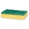 Scheuerschwämme-Set Gelb grün Cellulose Abrasive Faser 10,5 X 6,7 X 2,5 cm