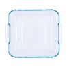 Kochschüssel Pyrex Classic karriert Durchsichtig Glas 25 x 22 x 6 cm (6 Stück)