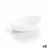 Kochschüssel Luminarc Smart Cuisine Oval Weiß Glas 25 x 15 cm (6 Stück)