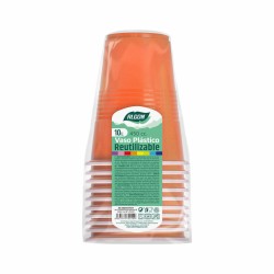 Mehrweg-Gläser-Set Algon Orange 48 Stück 450 ml (10 Stücke)