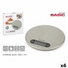 Küchenwaage Basic Home Silberfarben 20 x 2,1 cm (6 Stück)