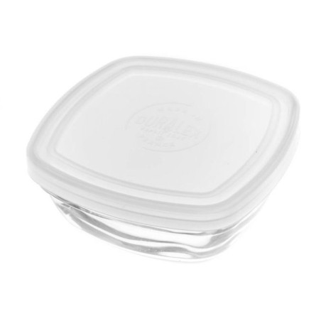 Lunchbox Freshbox Durchsichtig karriert mit Deckel (11 x 11 x 4,5 cm) (11 cm) (11 cm)