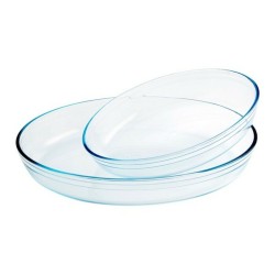 Auflaufformset für den Backofen Ô Cuisine 334SA06 Durchsichtig Glas (2 pcs)