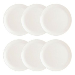 Geschirr-Set Luminarc Diwali 6 Stück Weiß Glas (Ø 27 cm)