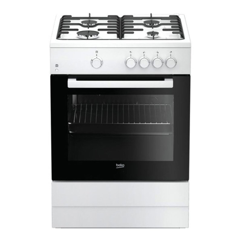 Gasherdplatte BEKO FSG62000DWL Schwarz/Weiß