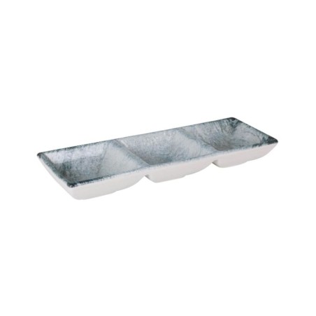 Tablett für Snacks La Mediterránea Dalian 3 Fächer 26 x 8,5 x 3,3 cm