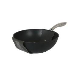 Wok Pfanne Quttin Spiral Geschmiedetes Aluminium Ø 28 cm