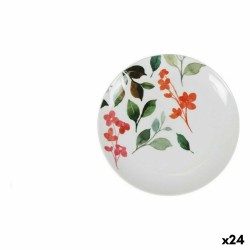 Dessertteller La Mediterránea Petunia Melamine Glanz 20 x 20 x 1,8 cm (24 Stück)