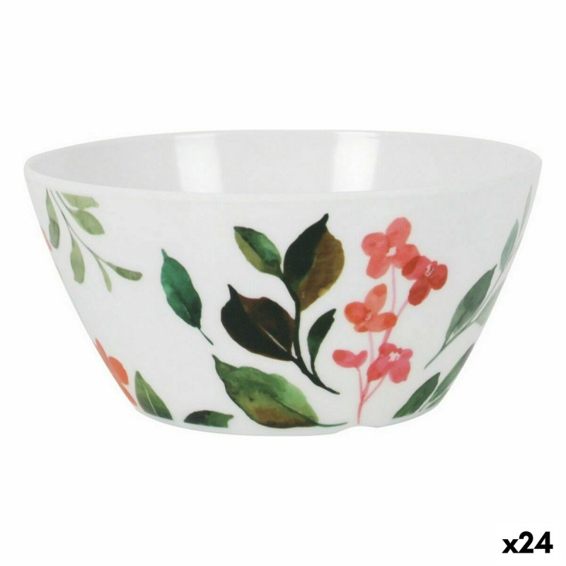 Schüssel für Vorspeisen La Mediterránea Petunia Melamine Glanz (24 Stück)