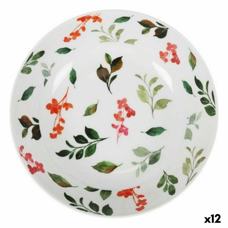 Salatschüssel La Mediterránea Petunia Melamine Glanz (12 Stück)