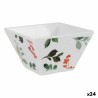 Schüssel für Vorspeisen La Mediterránea Petunia Melamine Glanz 10 x 10 x 6 cm (24 Stück)