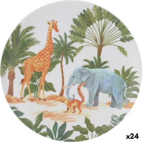 Flacher Teller La Mediterránea Sauvage Melamine (24 Stück)