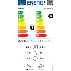 Waschmaschine / Trockner Siemens AG WN34A1V0ES 1400 rpm