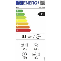 Geschirrspüler Balay 3VF5331NA 60 cm Integrierbar