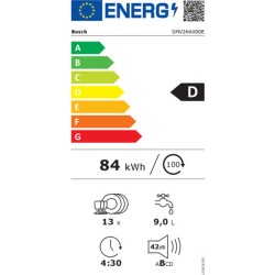 Geschirrspüler BOSCH SMV2HAX00E Integrierbar