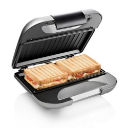 Sandwichtoaster Princess Princess 127003 750W Silberfarben Schwarz Grau 750 W