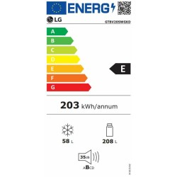 Kühl-Gefrierkombination LG GTBV20SWGKD