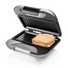 Sandwichtoaster Princess Princess 127003 750W Silberfarben Schwarz Grau 750 W