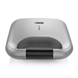 Sandwichtoaster Princess Princess 127003 750W Silberfarben Schwarz Grau 750 W