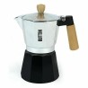 Italienische Kaffeemaschine Quttin 9 Tassen Holz Aluminium (6 Stück)