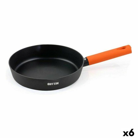 Pfanne Quttin Gastro Schwarz Orange 37,5 x 23 x 5 cm (6 Stück)