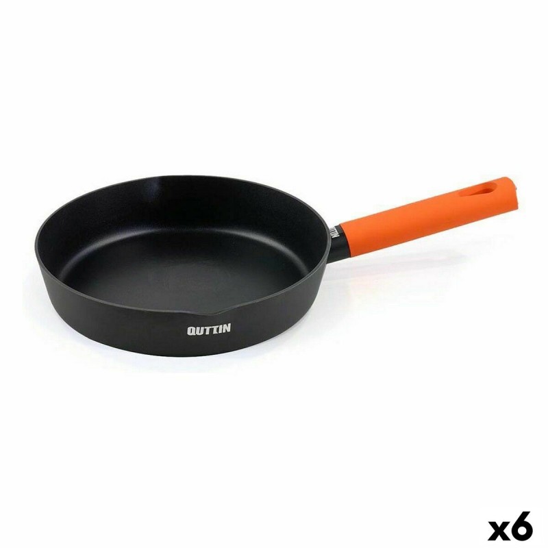 Pfanne Quttin Gastro Schwarz Orange 42 x 27,5 x 5,4 cm (6 Stück)