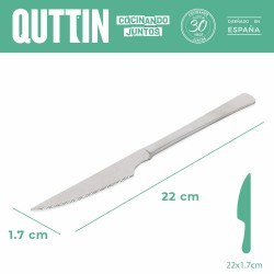 Steakmesser-Set Madrid Quttin Madrid (21 cm) 2 Stücke (12 Stück)