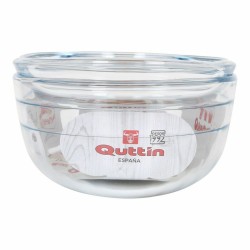 Topf mit Deckel Quttin 63095 Glas 33 x 20 x 13 cm (3L + 1L)