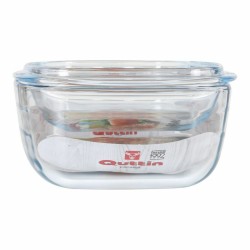 Topf mit Deckel Quttin 63096 Glas 32,8 x 19,7 x 13 cm (3L + 1,5L)