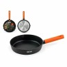 Pfanne Quttin Gastro Schwarz Orange 47 x 29,5 x 5,8 cm (6 Stück)