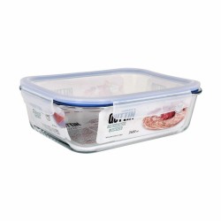 Lunchbox hermetisch Quttin rechteckig 2,6 L (6 Stück)