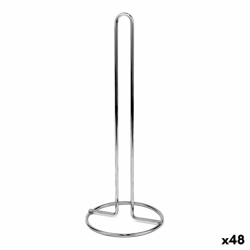 Küchenrollenhalterung Stahl Silberfarben Metall 31 cm 5 mm (48 Stück)