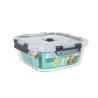 Lunchbox hermetisch Quttin karriert 1,1 L 18,8 x 18,8 x 7,5 cm (6 Stück)