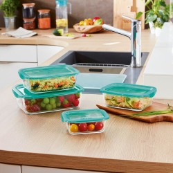 Lunchbox-Set Luminarc Keep'n Lagon Kristall zweifarbig (5 pcs)